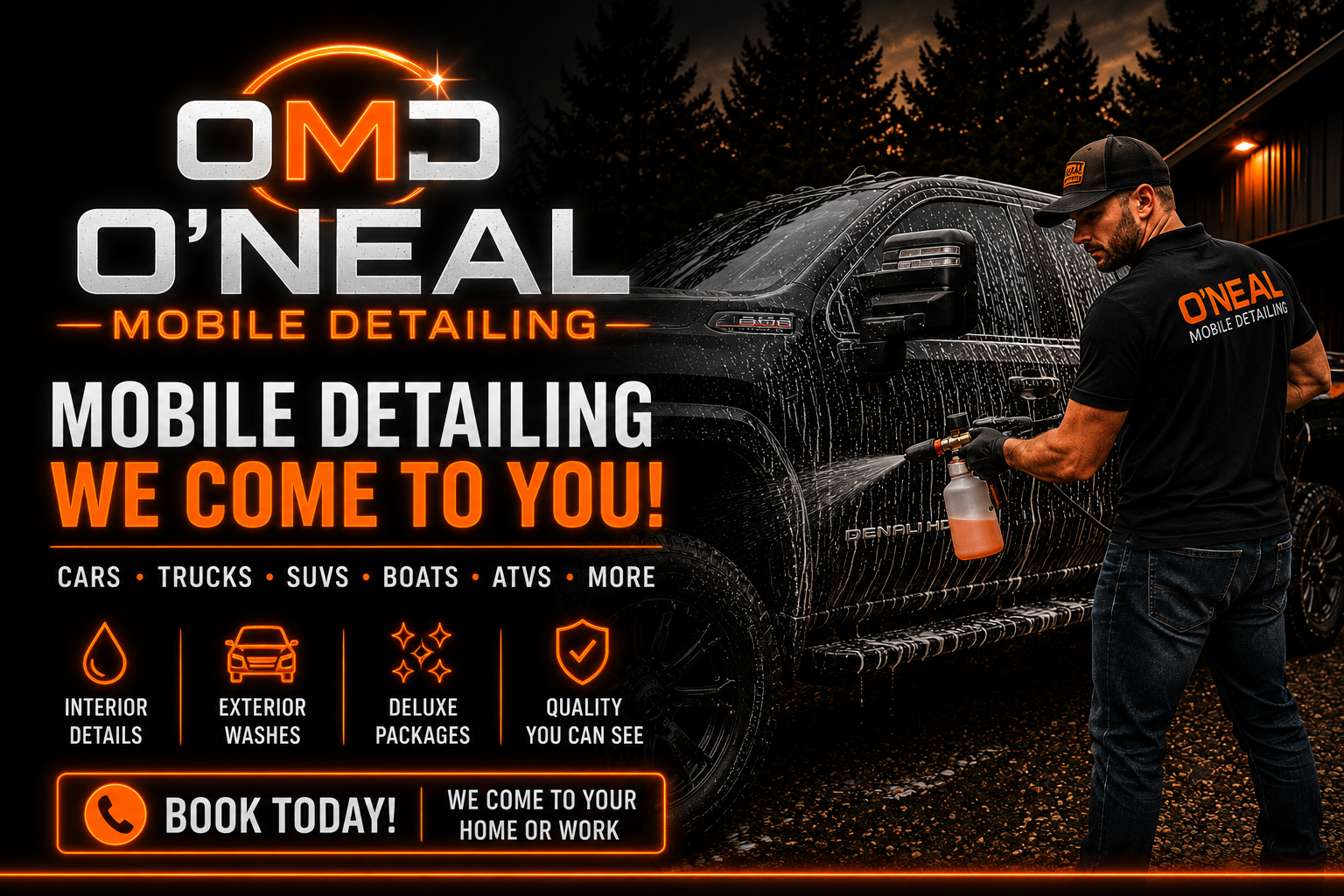 O’Neal Mobile Detailing mobile service